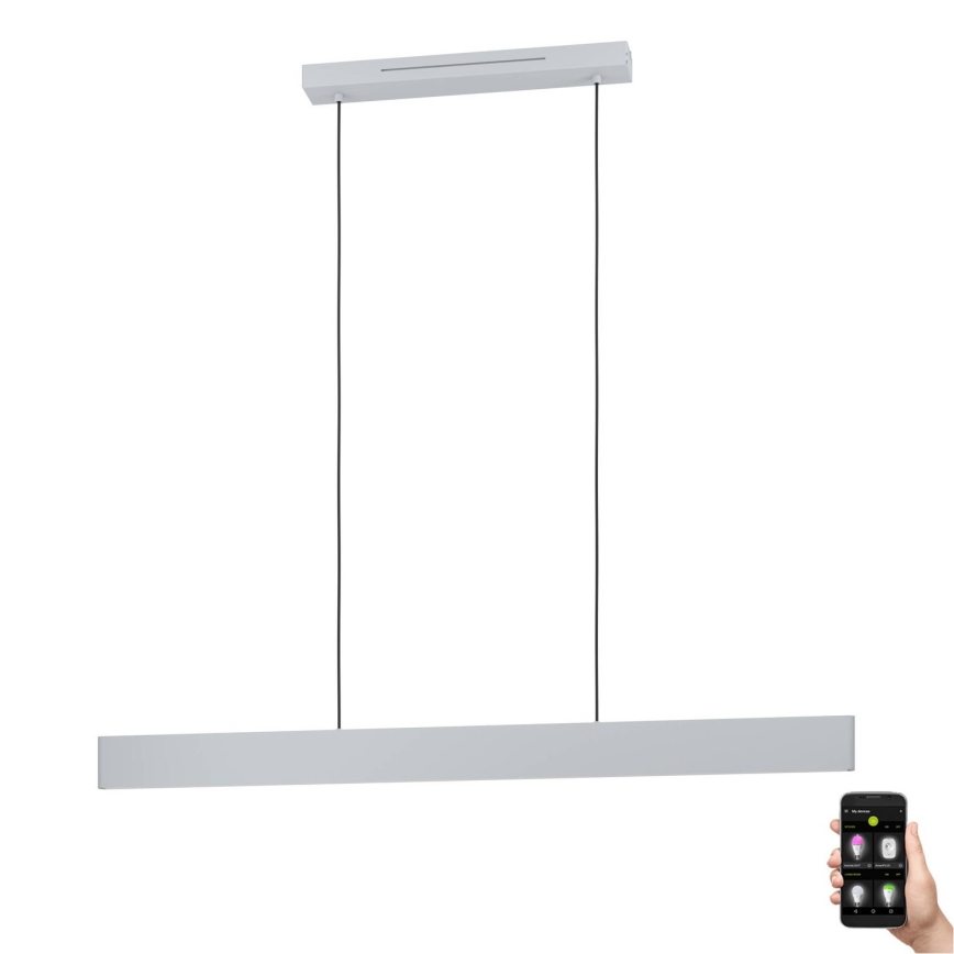 Eglo - LED RGBW Dimmelhető csillár zsinóron LED/38W/230V 2700-6500K fehér