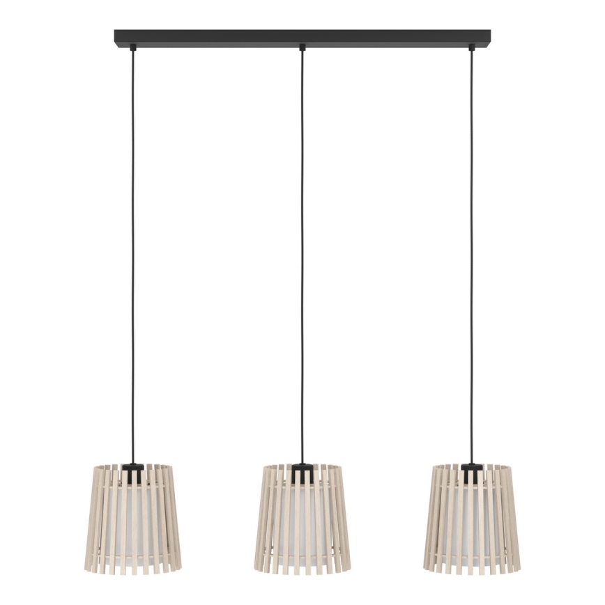 Eglo - Csillár zsinóron 3xE27/25W/230V