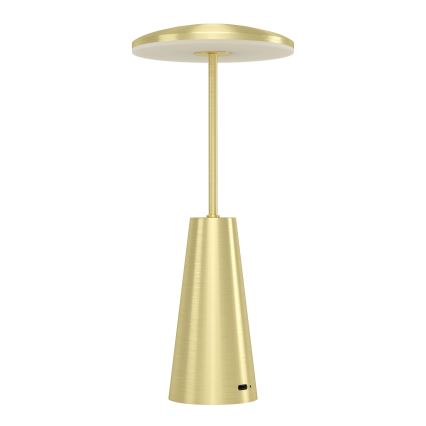 Eglo - LED Dimmelhető érintős kültér lámpa LED/2,8W/5V 2400K/3000K/4000K 5200 mAh IP54 arany