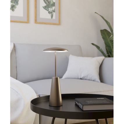 Eglo - LED Dimmelhető érintős kültér lámpa LED/2,8W/5V 2400K/3000K/4000K 5200 mAh IP54 bézs