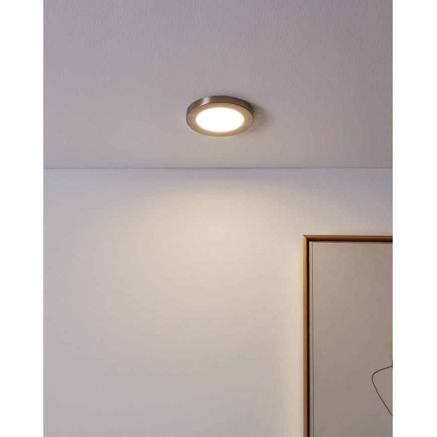 Eglo - LED süllyesztett mennyezeti lámpa LED/5,5W/230V 4000K matt króm átmérő 11,7 cm