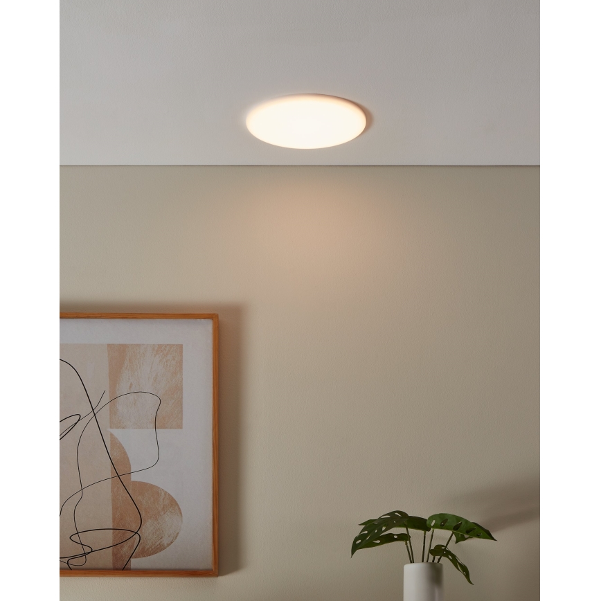 Eglo - LED Fürdőszobai beépíthető lámpa LED/18W/230V átm. 21,5 cm IP65