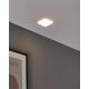 Eglo - LED Fürdőszobai beépíthető lámpa LED/5,5W/230V 10x10 cm IP65