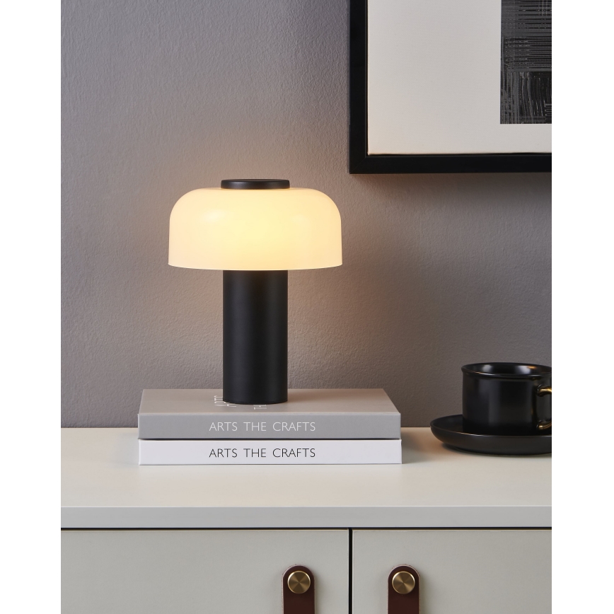 Eglo - LED Dimmelhető érintős kültéri lámpa LED/2,25W/5V 2400-4000K 5200 mAh IP44 fekete/fehér