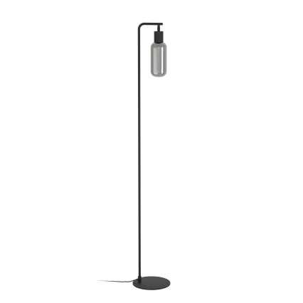 Eglo - Állólámpa 1xE27/4W/230V fekete/füstszínű