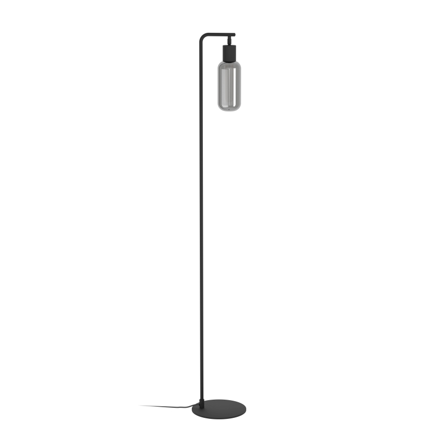 Eglo - Állólámpa 1xE27/4W/230V fekete/füstszínű