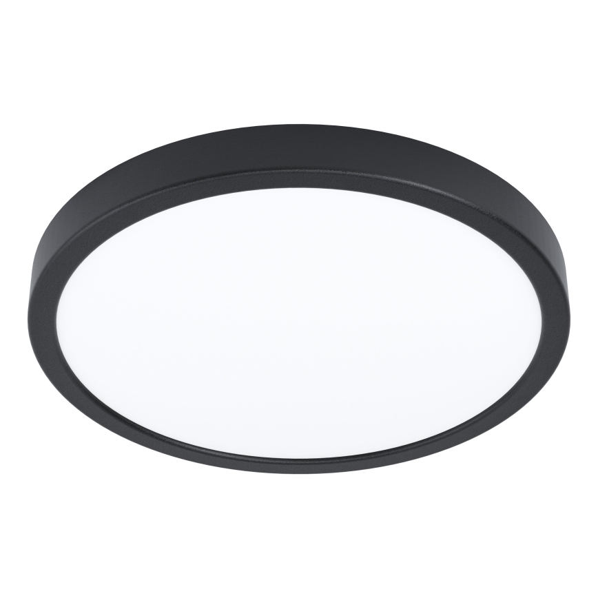 Eglo - mozgásérzékelős mennyezeti LED lámpa LED/20,5W/230V 3000K fekete átm. 28,5 cm
