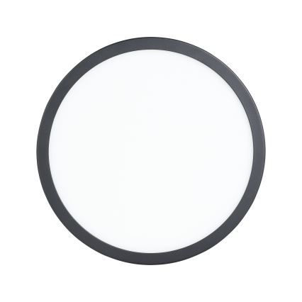 Eglo - mozgásérzékelős mennyezeti LED lámpa LED/20,5W/230V 3000K fekete átm. 28,5 cm