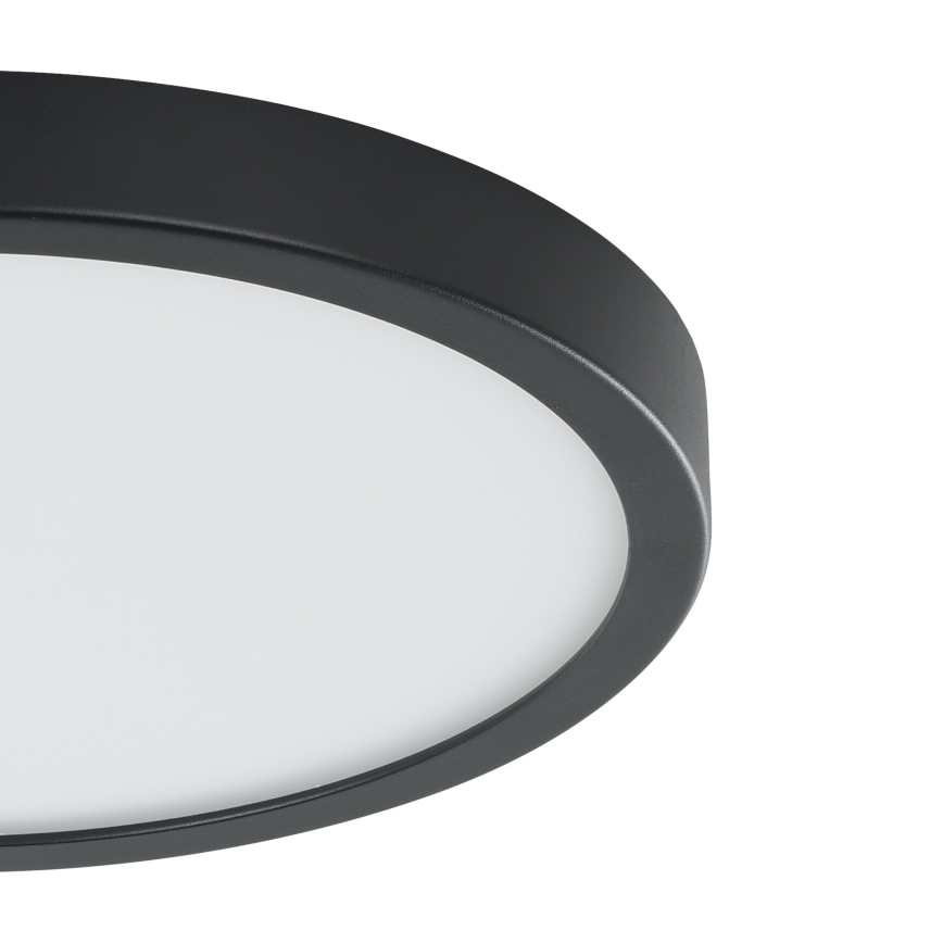 Eglo - mozgásérzékelős mennyezeti LED lámpa LED/20,5W/230V 3000K fekete átm. 28,5 cm