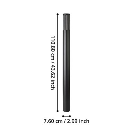 Eglo - Kültéri lámpa 1xE27/15W/230V 110 cm IP54