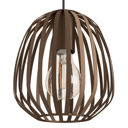 Eglo - Kábelre függesztett csillár 3xE27/40W/230V bronz