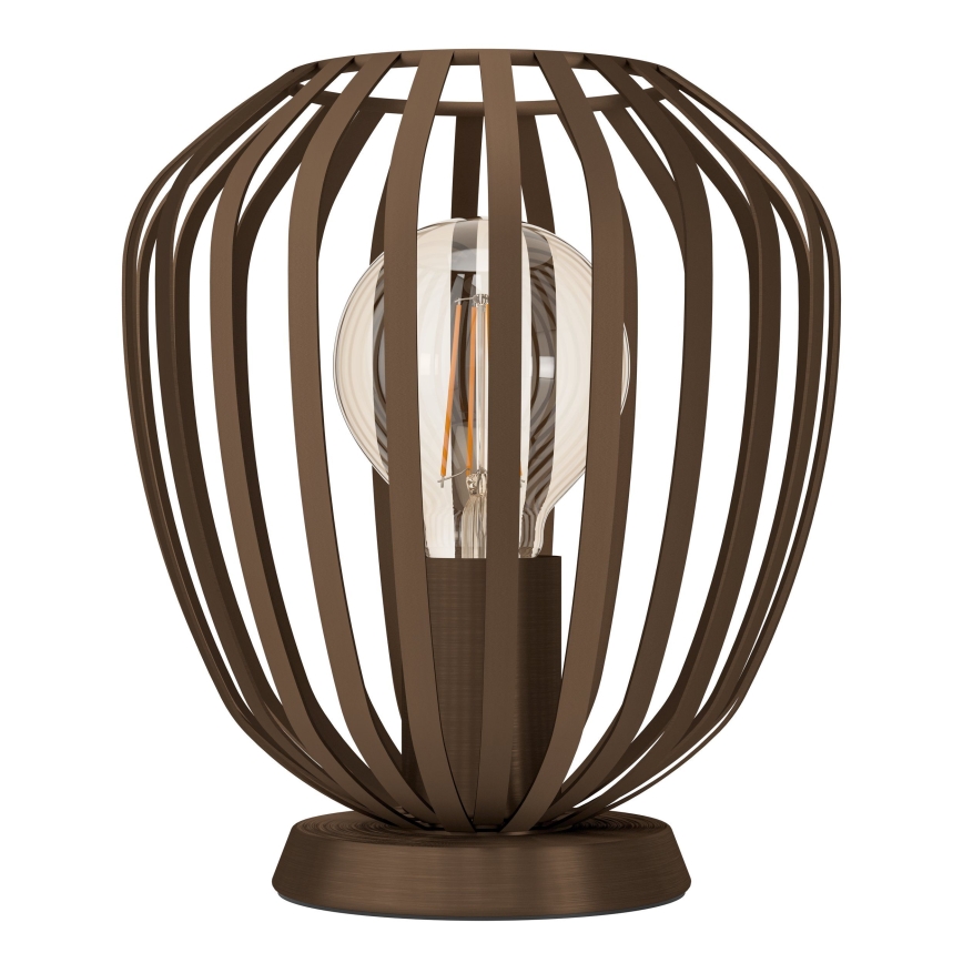 Eglo - Asztali lámpa 1xE27/40W/230V bronzszínű