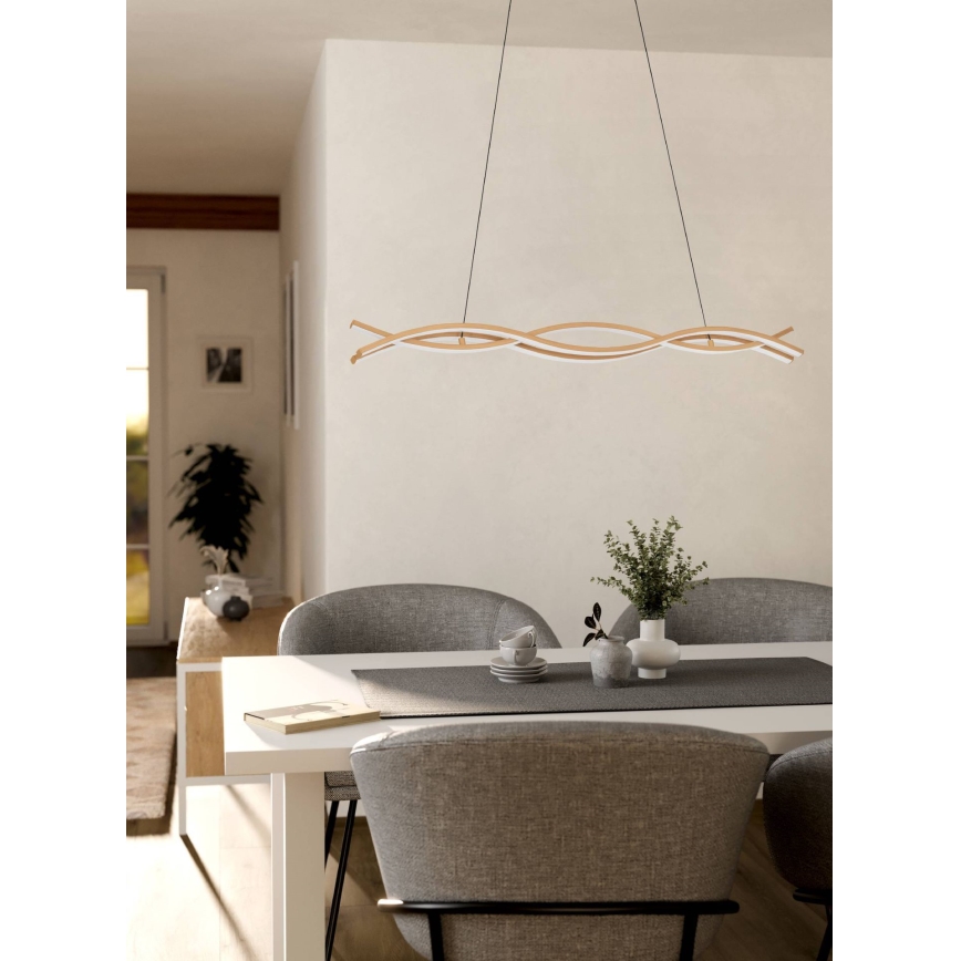 Eglo - kábeles LED függőlámpa LED/35W/230V bézs
