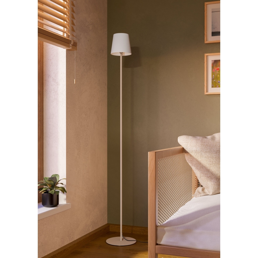 Eglo - Állólámpa 1xE14/7,5W/230V krémszínű/fehér