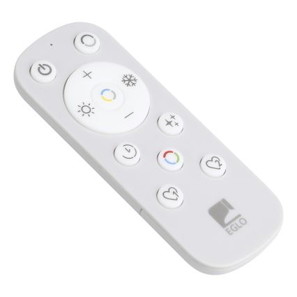 Eglo - LED RGBW Dimmelhető mennyezeti lámpa LED/17W/230V 2700-6500K fekete + távirányítás