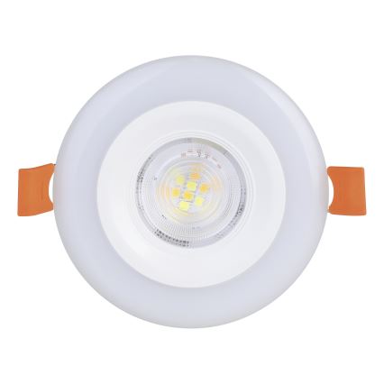 Eglo - 3xLED RGBW szett, fényerőszabályozható fürdőszobai beépíthető mennyezeti lámpa LED/3,8W/230V 2700-6500K IP44 + távirányító