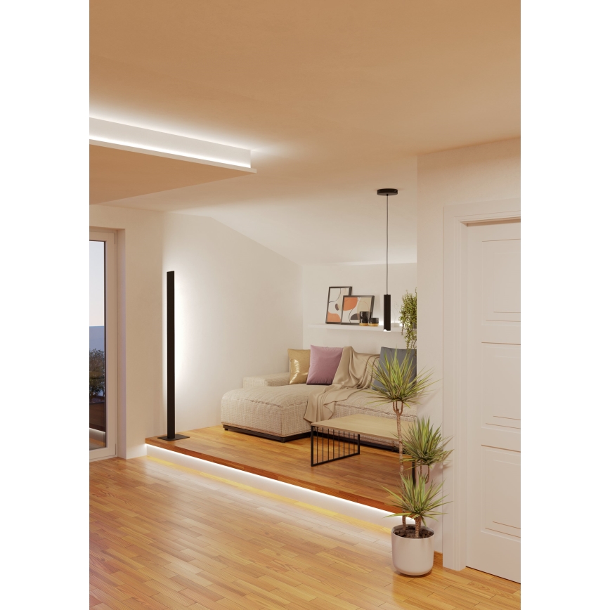 Eglo - LED RGBW Dimmelhető csillár zsinóron LED/3,7W/230V 2700-6500K fekete