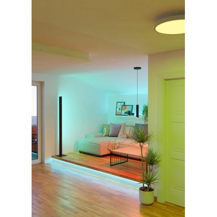 Eglo - LED RGBW Dimmelhető csillár zsinóron LED/3,7W/230V 2700-6500K fekete