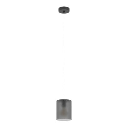Eglo - Csillár zsinóron 1xE27/40W/230V szürke