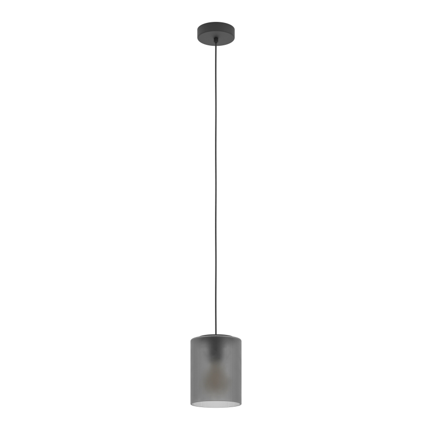 Eglo - Csillár zsinóron 1xE27/40W/230V szürke