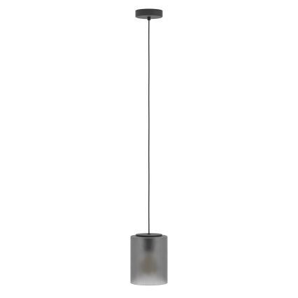 Eglo - Csillár zsinóron 1xE27/40W/230V szürke