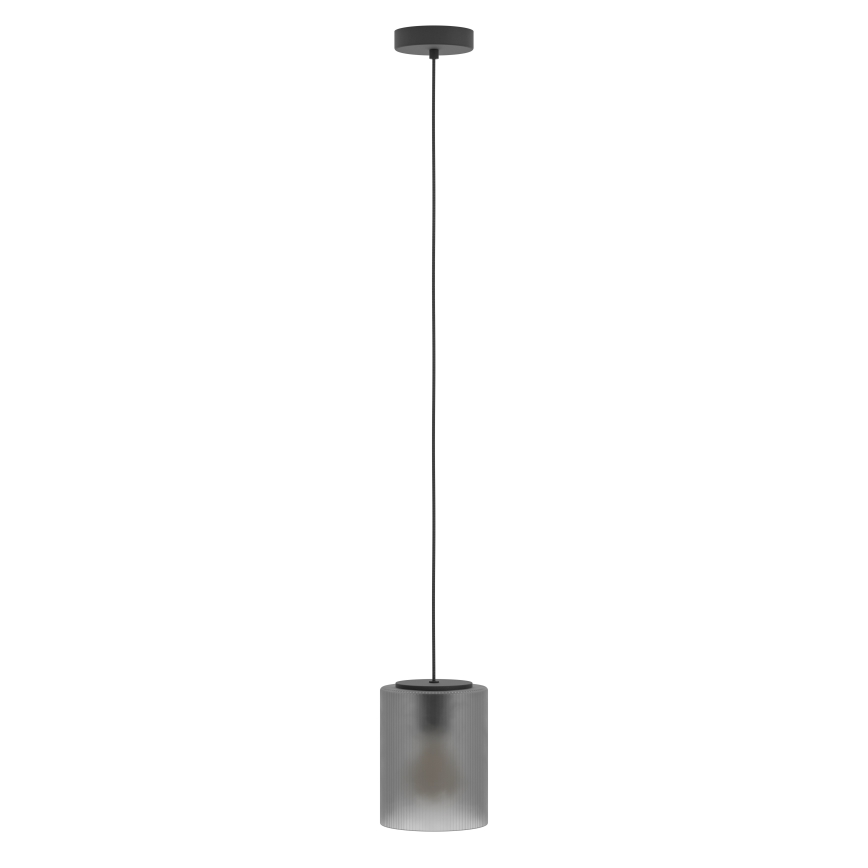 Eglo - Csillár zsinóron 1xE27/40W/230V szürke