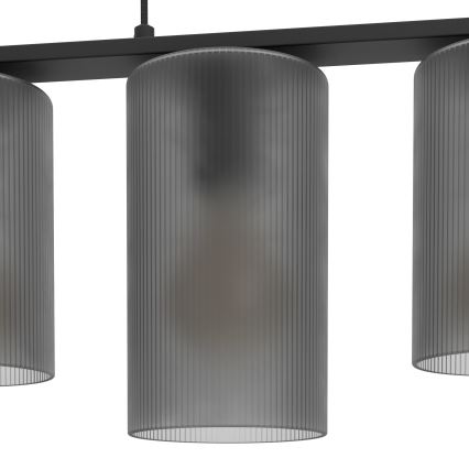 Eglo - Csillár zsinóron COLOMERA 5xE27/40W/230V szürke