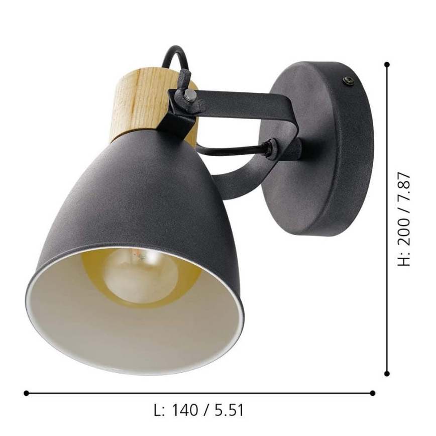 Eglo - Spotlámpa 1xE27/25W/230V
