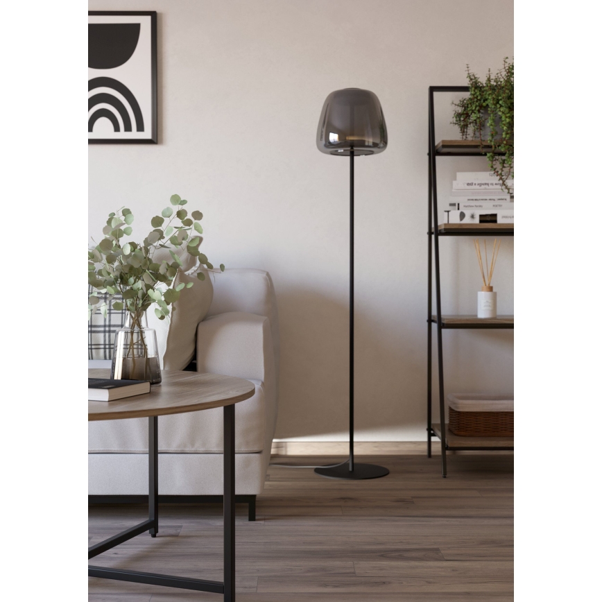 Eglo - LED RGBW fényerőszabályozható állólámpa LED/15,5W/230V 2700-6500K füstszínű
