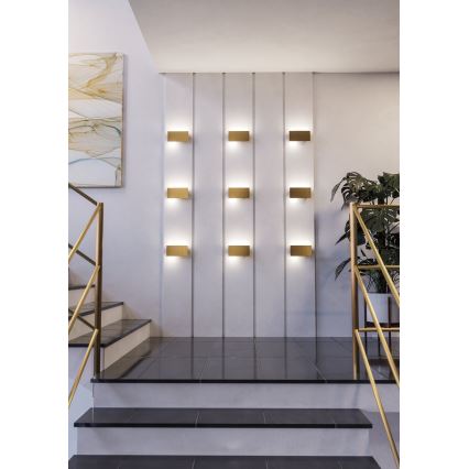 Eglo - LED fali lámpa LED/6W/230V 3000K arany