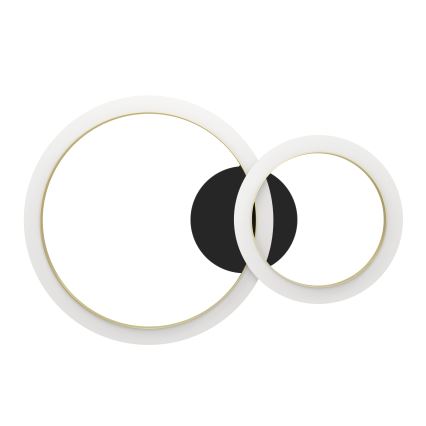 Eglo - LED Dimmelhető mennyezeti lámpa LED/12W/230V 4000K fekete/arany