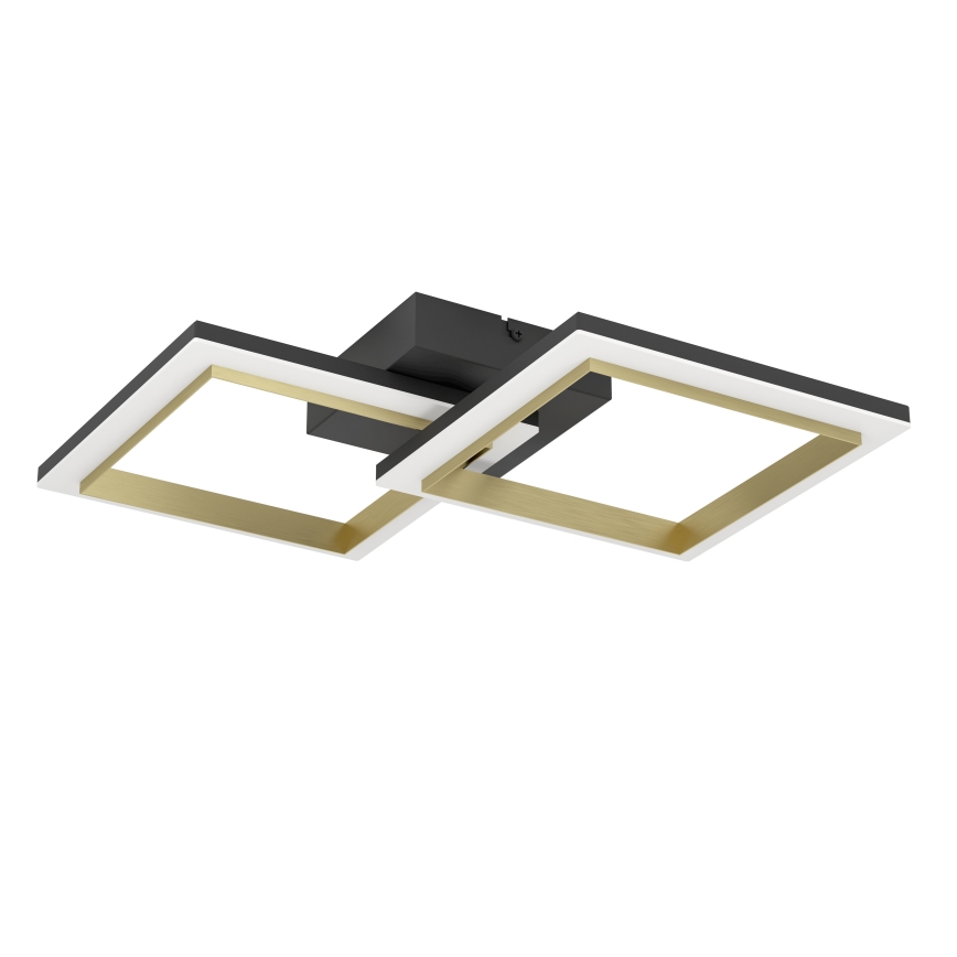 Eglo - LED Dimmelhető mennyezeti lámpa LED/18,4W/230V 4000K fekete/arany
