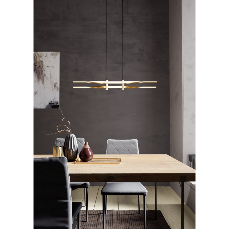 Eglo - LED csillár kábellel LED/21W/230V aranyszínű
