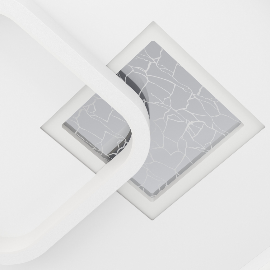 Eglo - LED Mennyezeti lámpa 1xLED/16,2W/230V + 1xLED/9,2W 38x38 cm fehér