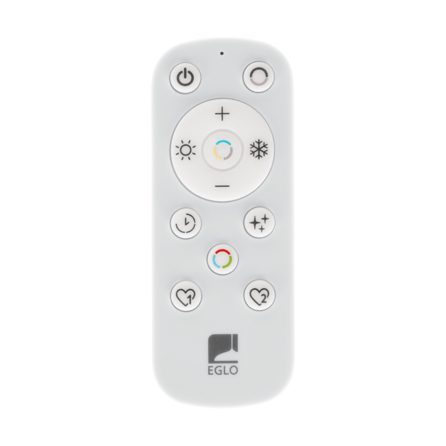 Eglo - LED Dimmelhető mennyezeti lámpa LORETELLO LED/12W/230V fehér + távirányítás