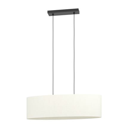 Eglo - Csillár zsinóron 2xE27/60W/230V fehér