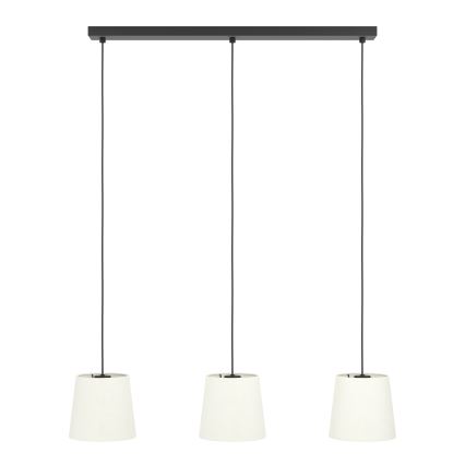 Eglo - Csillár zsinóron 3xE27/60W/230V fehér
