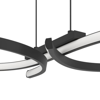 Eglo - LED Csillár zsinóron LED/21W/230V 3000K fekete