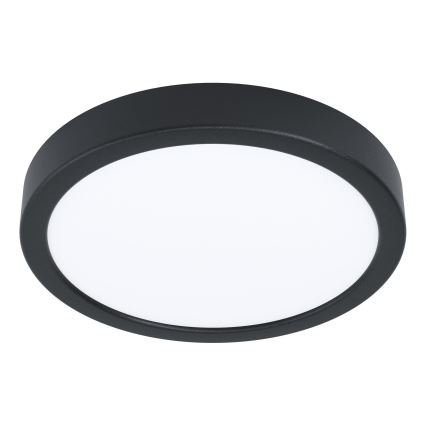 Eglo - LED mennyezeti lámpa FUEVA LED/11,5W/230V 2700/4000/6500K átm. 21,1 cm fekete