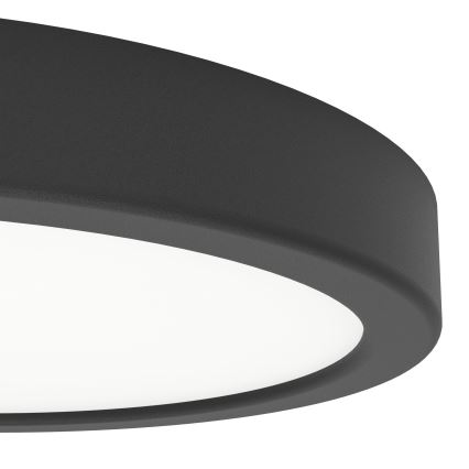 Eglo - LED mennyezeti lámpa FUEVA LED/11,5W/230V 2700/4000/6500K átm. 21,1 cm fekete