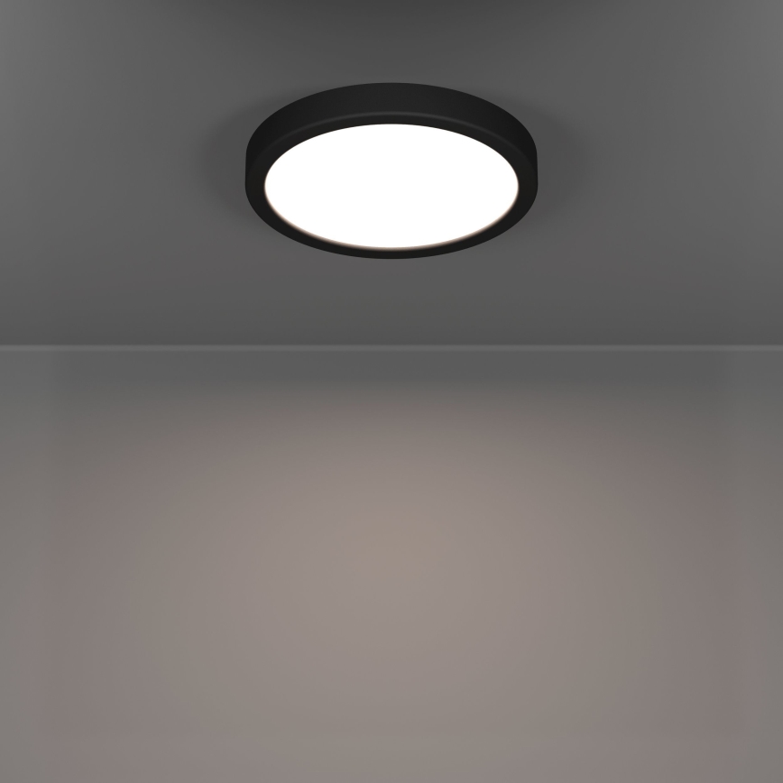 Eglo - LED mennyezeti lámpa FUEVA LED/11,5W/230V 2700/4000/6500K átm. 21,1 cm fekete