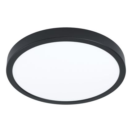 Eglo - LED mennyezeti lámpatest, 14,2 W, 230 V, 2700/4000/6500 K, átm. 27,8 cm, fekete