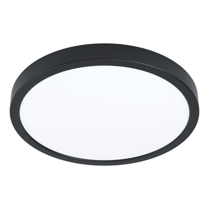 Eglo - LED mennyezeti lámpatest, 14,2 W, 230 V, 2700/4000/6500 K, átm. 27,8 cm, fekete