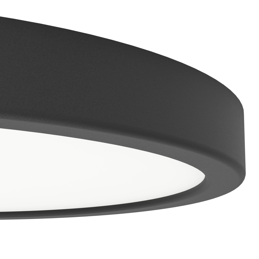 Eglo - LED mennyezeti lámpatest, 14,2 W, 230 V, 2700/4000/6500 K, átm. 27,8 cm, fekete