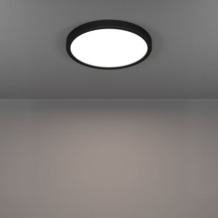 Eglo - LED mennyezeti lámpatest, 14,2 W, 230 V, 2700/4000/6500 K, átm. 27,8 cm, fekete