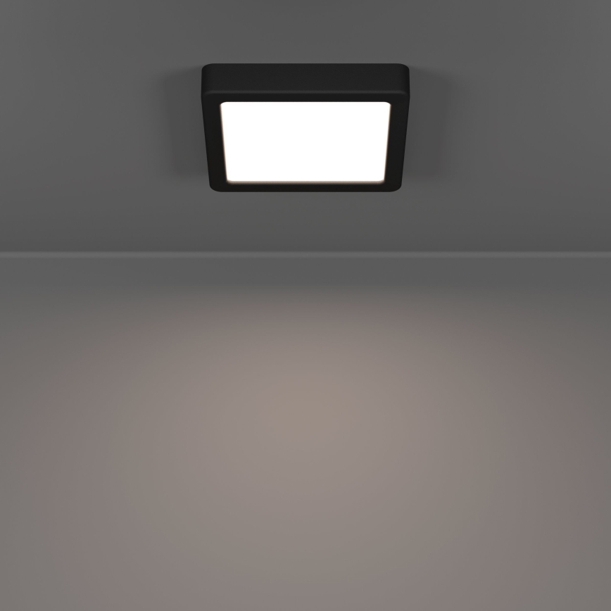 Eglo - LED mennyezeti lámpa LED/7W/230V 2700/4000/6500K 15x15cm fekete