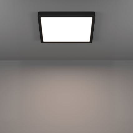 Eglo - LED Mennyezeti lámpa LED/13W/230V 2700/4000/6500K 29x29cm fekete