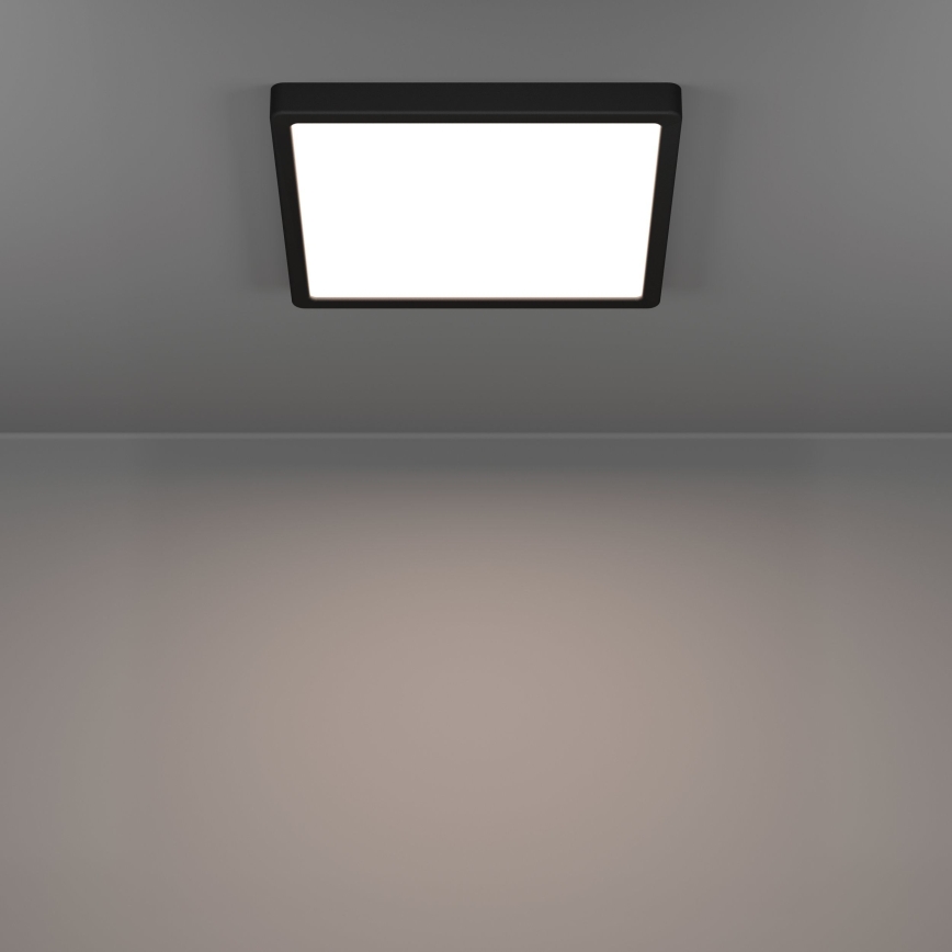 Eglo - LED Mennyezeti lámpa LED/13W/230V 2700/4000/6500K 29x29cm fekete
