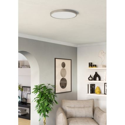 Eglo - LED mennyezeti lámpatest LED/17W/230V 2700/4000/6500K átm. 38,9 cm matt króm
