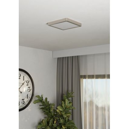 Eglo - LED mennyezeti lámpa LED/10,5W/230V 2700/4000/6500K 22x22 cm matt króm